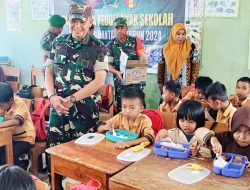 Kodim 1410 Bantaeng Gelar Kegiatan Hasanuddin Peduli Anak Sekolah, Bagikan Makanan Bergizi Hingga Seragam Sekolah