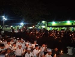 Santri Ponpes Babul Khaer Bulukumba Peringati Maulid Nabi