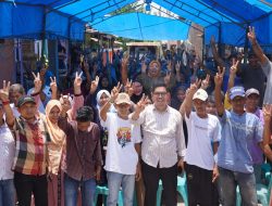 Gandrungi Program Pembangunan Andi Utta-Edy Manaf, Ratusan Emak-emak Jalan Cumi-cumi Solid Dukung Harapan Baru