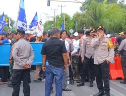 150 Personel Polres Bulukumba Kawal Pengundian Nomor Urut dan Deklarasi Damai