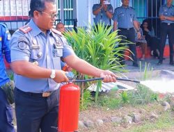 Lapas Bulukumba Gelar Latihan Pemadam Kebakaran