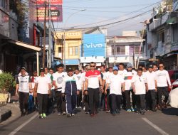 Pemkab Bantaeng  Meriahkan Jalan Sehat HUT Sulsel ke-355