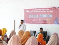 Peringati Hari Jadi Sulsel, Cabang Dinas Wilayah V Senam Sehat dan Doa Bersama