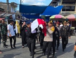 Kapolres Bulukumba Turut Usung Jenazah, Penghormatan Terakhir Kepada Anggota Polri yang Wafat