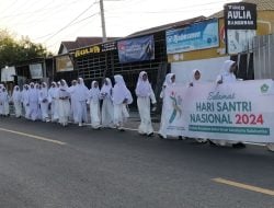 Ponpes Babul Khaer Gelar Kirab Santri di HSN Tahun 2024