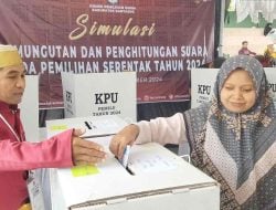 KPU Bantaeng Gelar Simulasi Pemungutan Suara Libatkan 457 Pemilih