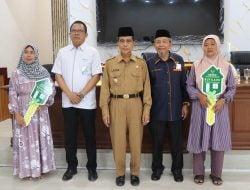 Wabup Serahkan Bantuan RTLH dari Baznas dan Santunan JKM BPJS Ketenagakerjaan