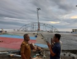 Pantai Merpati yang Baru Siap Jadi Lokasi Pesta Tahun Baru