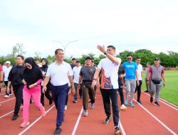 Jogging Track Bahan Rubber dan Berstandar Nasional Hadir di Gowa