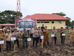 Polres Bantaeng Dukung Program Penanaman Jagung Satu Juta Hektare Secara Serentak