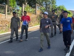 Satpol dan Damkar Longmarch 14 Km, Tingkatkan Jiwa Korsa dan Kebugaran