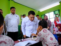 Bupati Gowa Dampingi Kunjungan Jendral Purn Dudung Abdurrachman Pantau Makan Bergizi Gratis