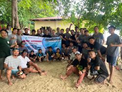 Sebagai Wujud Syukur, Remaja Masjid Fathul Yaqin Family Gathering di Pulau Samalona